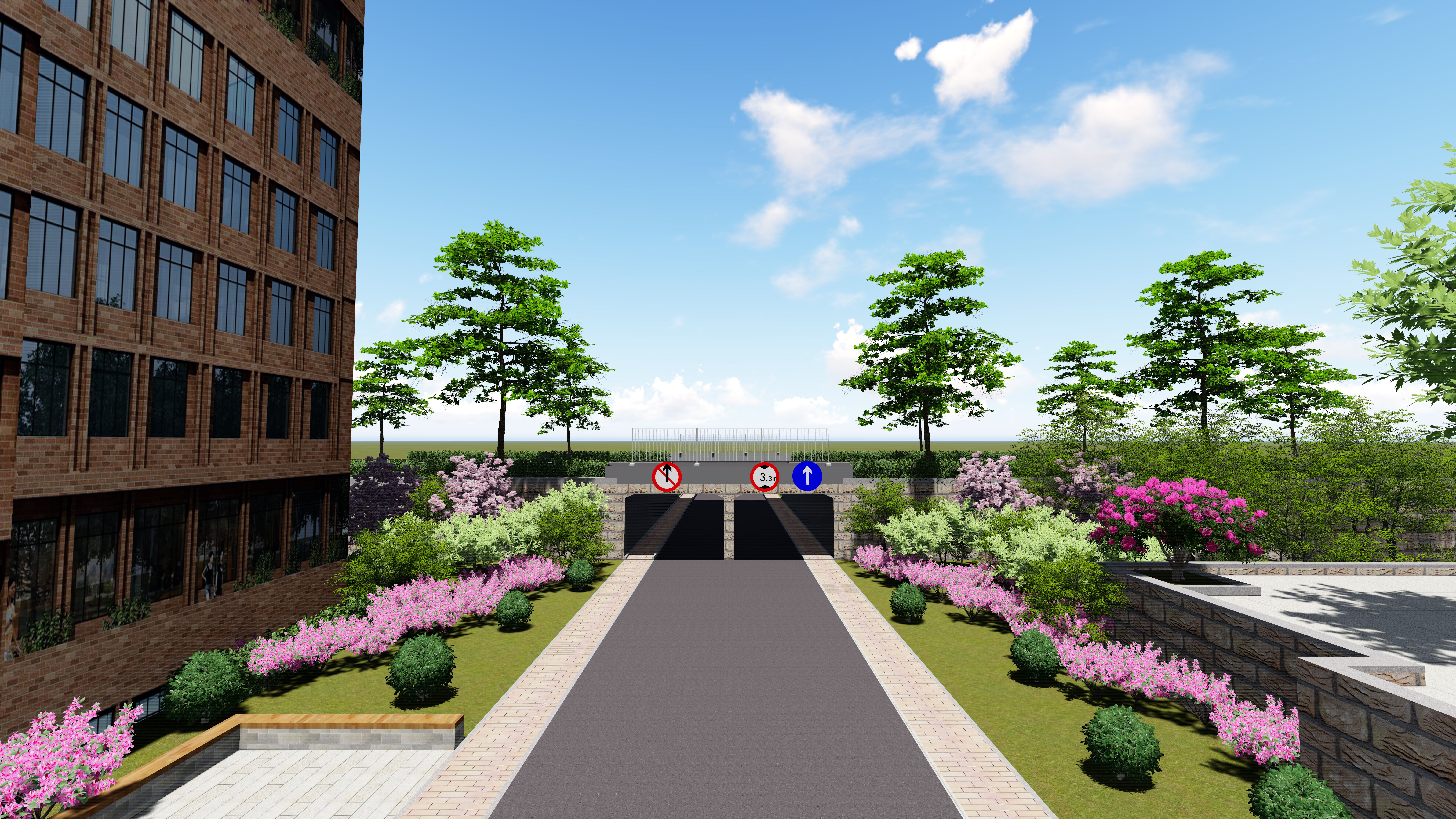 我校涵洞项目开工建设